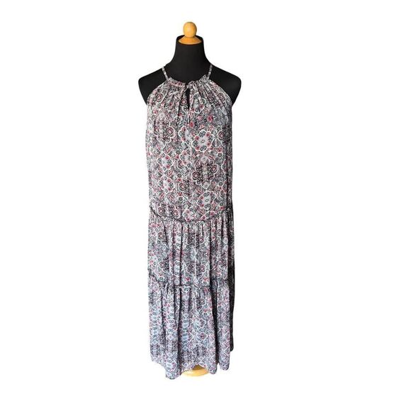 ANTHROPOLOGIE NWT DREW Medallion Sleeveless Boho Prarie Maxi Dress S MSRP $308 - Picture 3 of 9